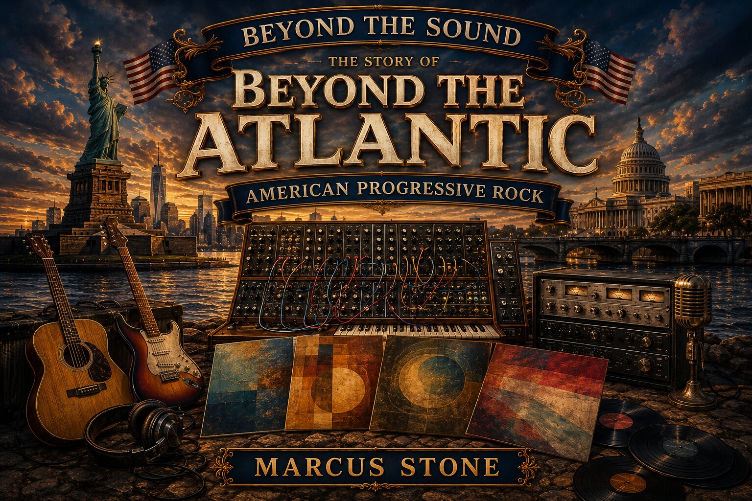 Beyond the Atlantic — American progressive rock, book by Marcus Stone